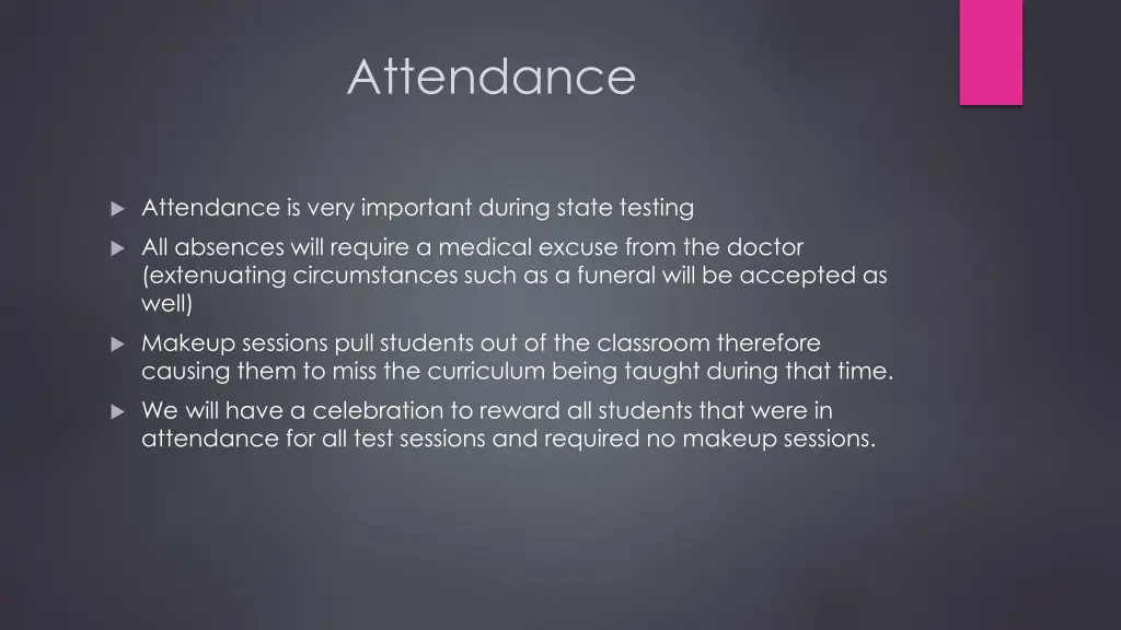 attendance