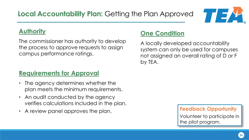 local accountability plan getting the plan