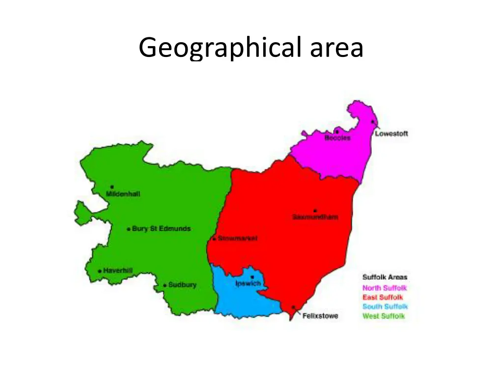 geographical area