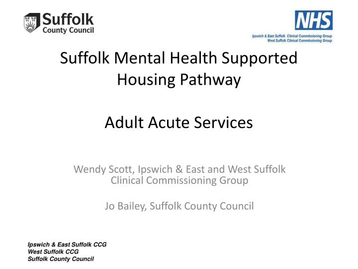 suffolk mental health supported housing pathway