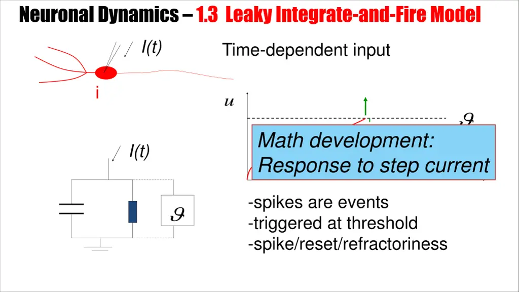 neuronal dynamics 1 3 leaky integrate and fire 2