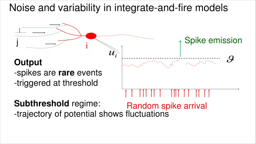 noise and variability in integrate and fire models