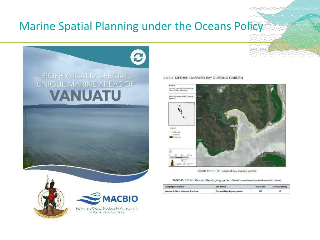 marine spatial planning under the oceans policy