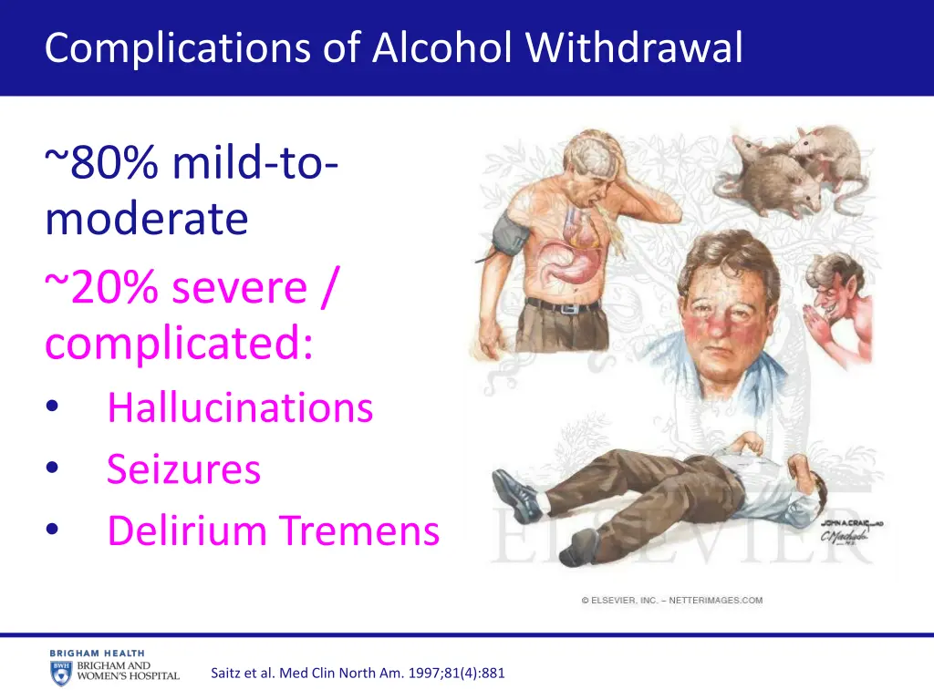 complications of alcohol withdrawal