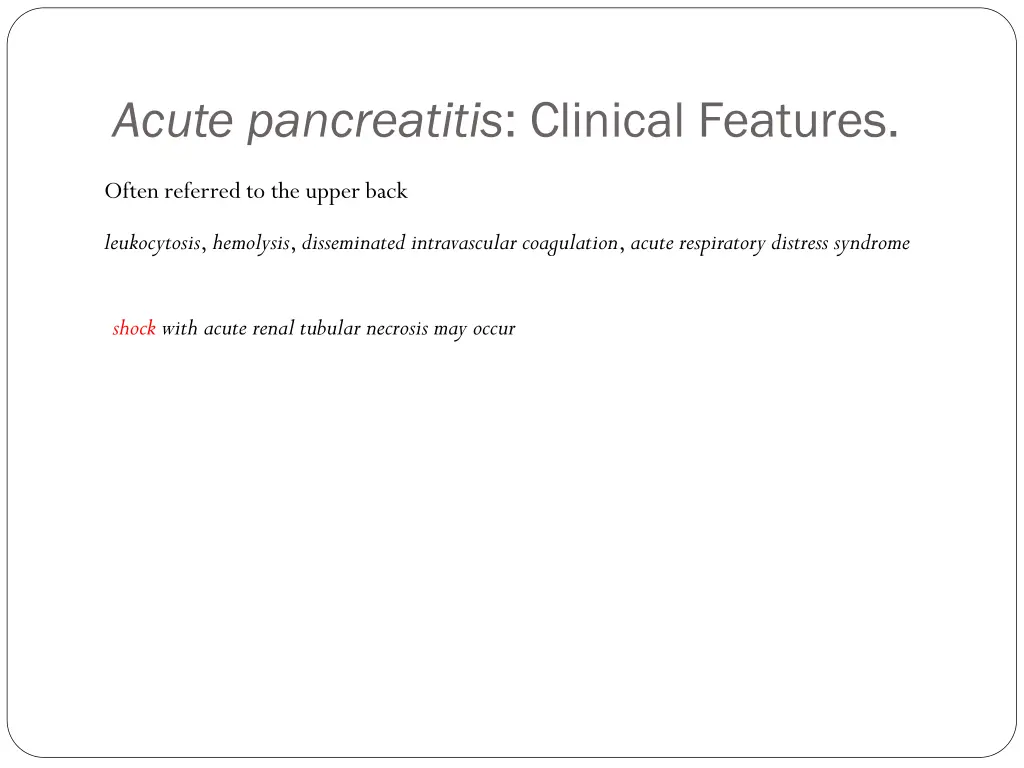 acute pancreatitis clinical features 1