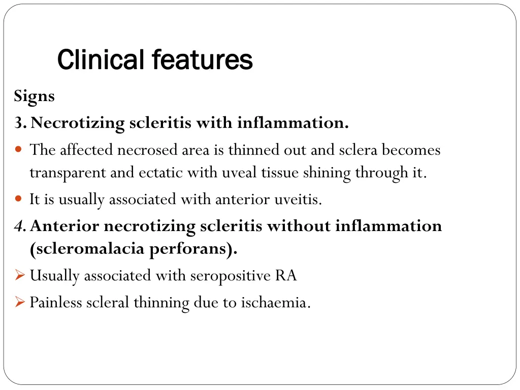 clinical features clinical features 3