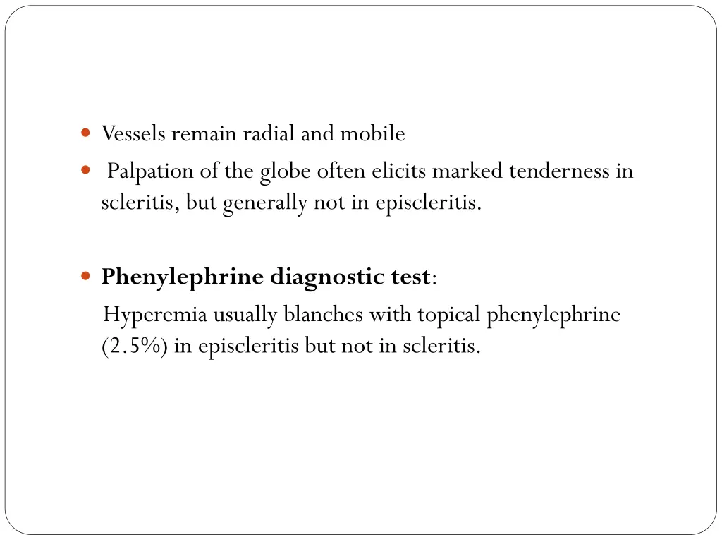 vessels remain radial and mobile palpation