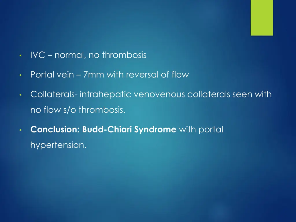 ivc normal no thrombosis