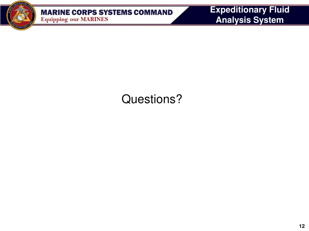 expeditionary fluid analysis system