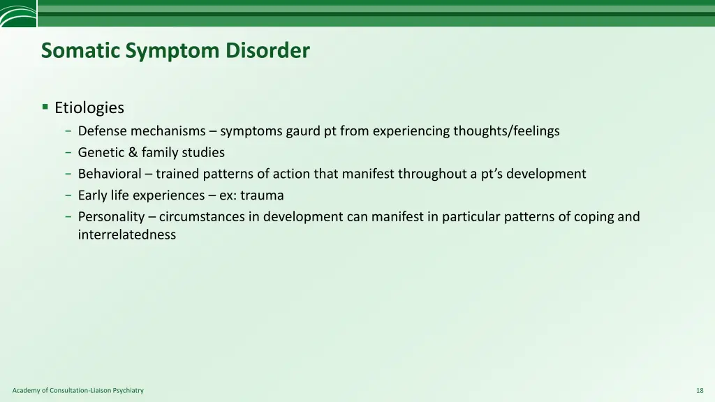 somatic symptom disorder 4