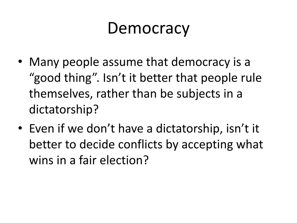 democracy