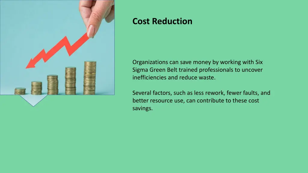 cost reduction