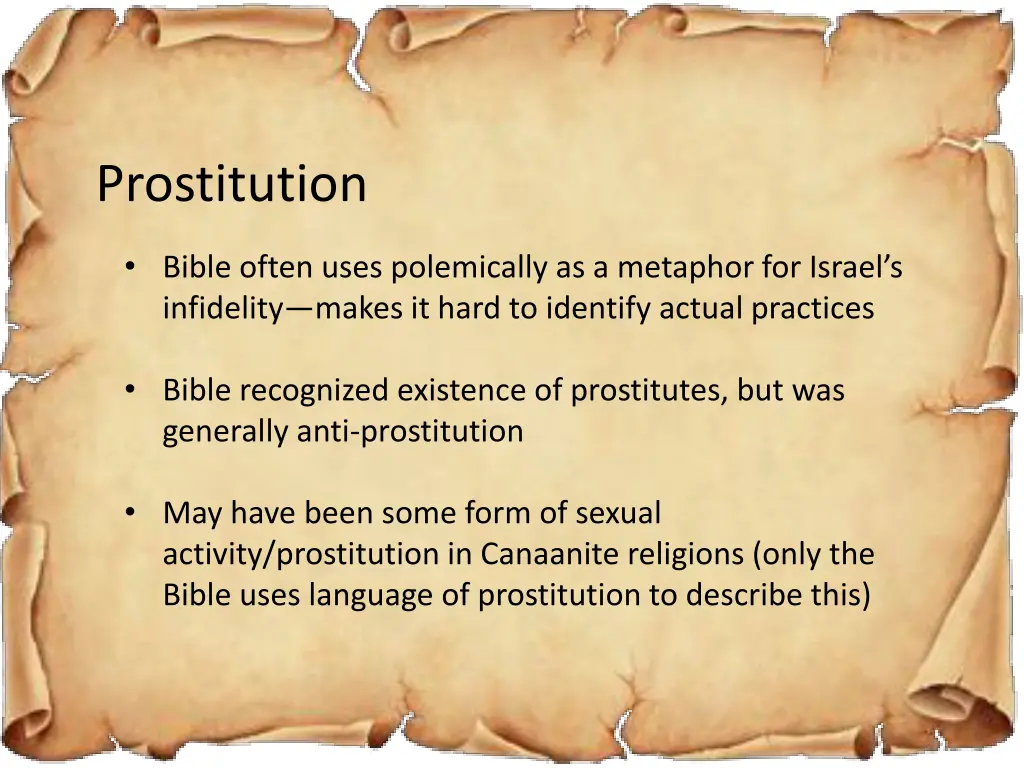 prostitution