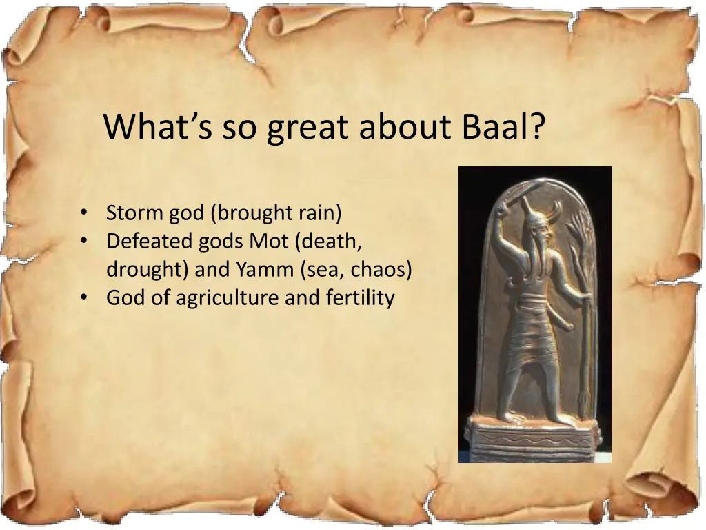 what s so great about baal