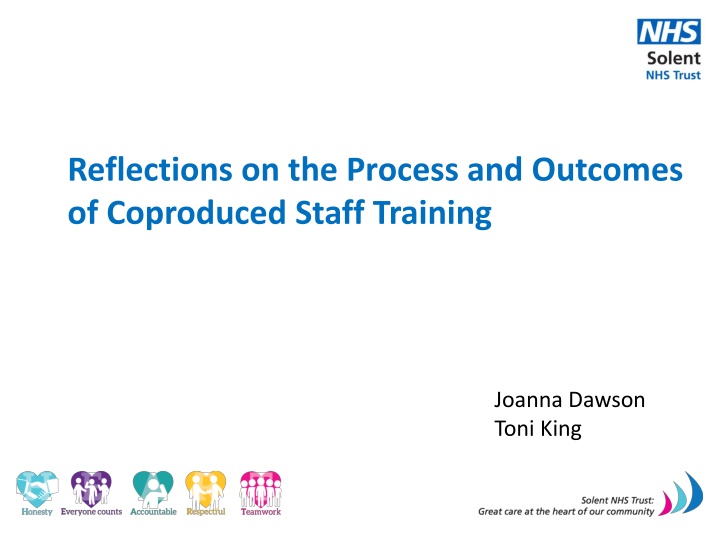 reflections on the process and outcomes