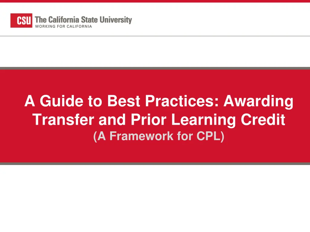 a guide to best practices awarding transfer