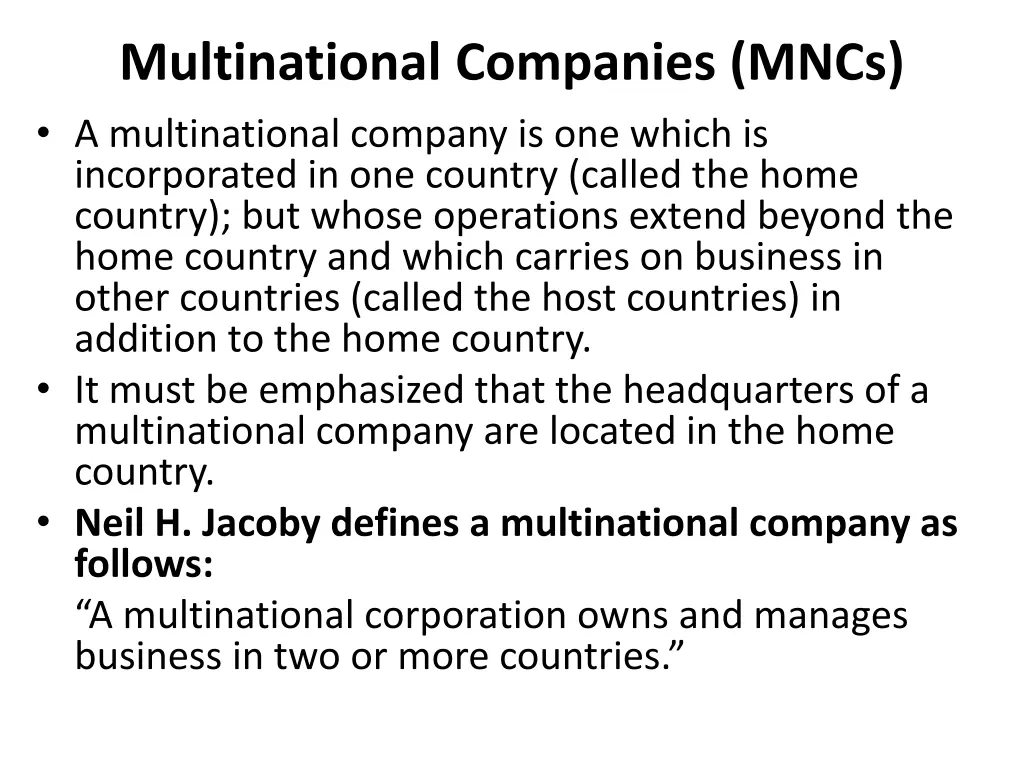 multinational companies mncs a multinational