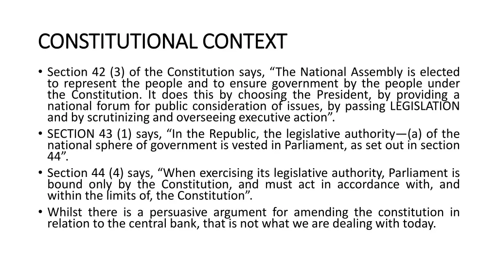 constitutional context constitutional context