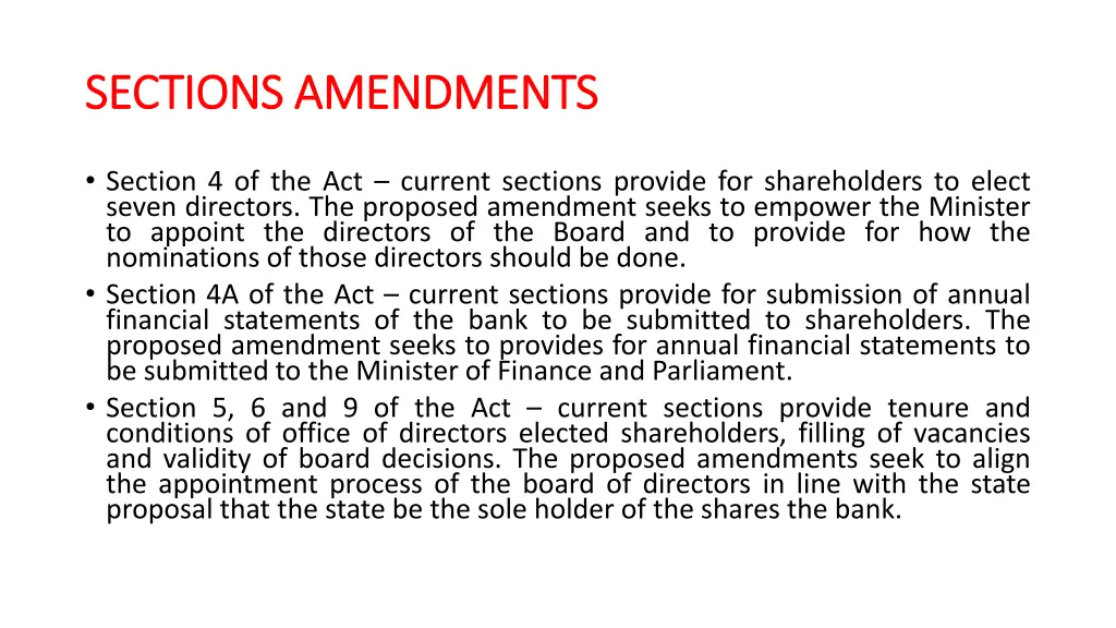 sections amendments sections amendments