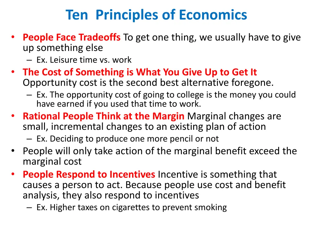 ten principles of economics