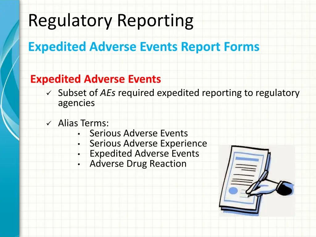 regulatory reporting