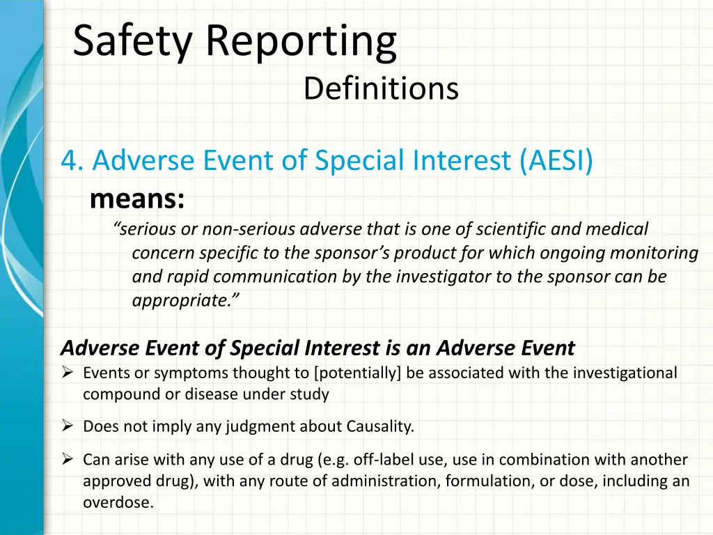 safety reporting 4