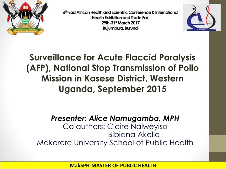 6 th east african health and scientific