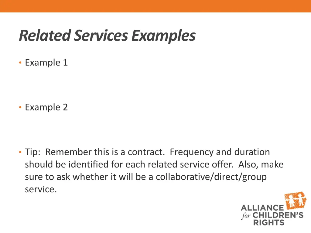 related services examples