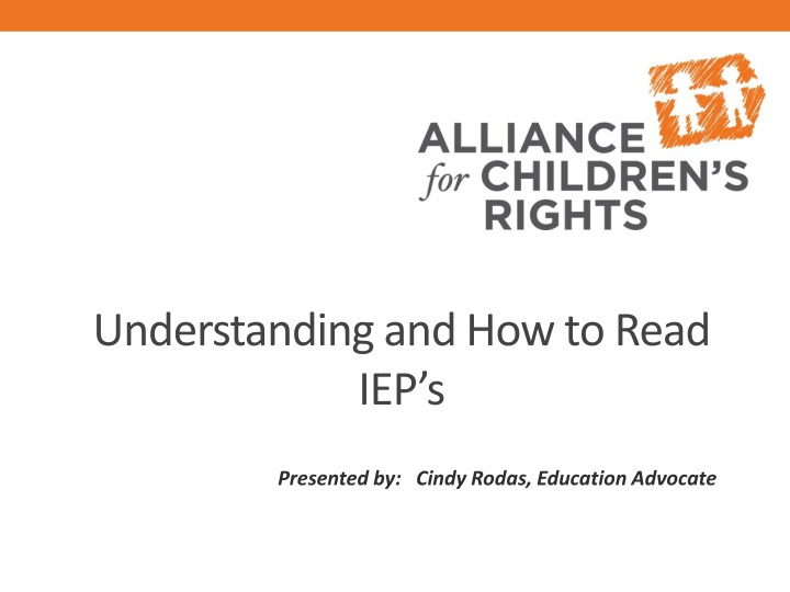 understanding and how to read iep s