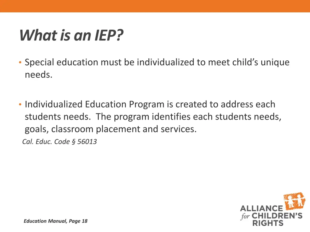 what is an iep