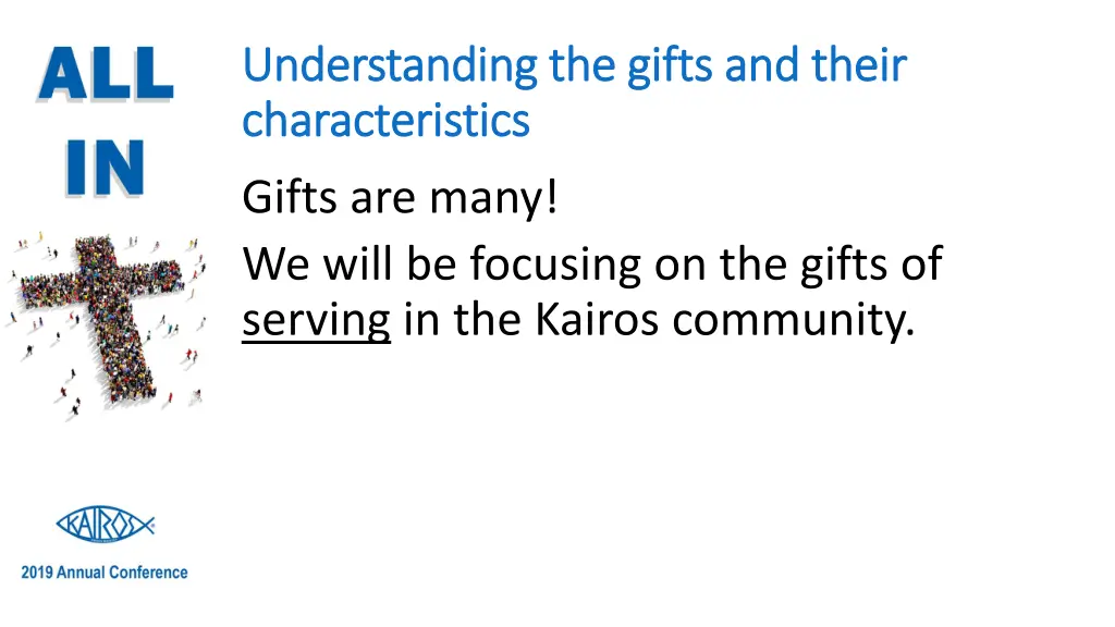 understanding the gifts and their understanding