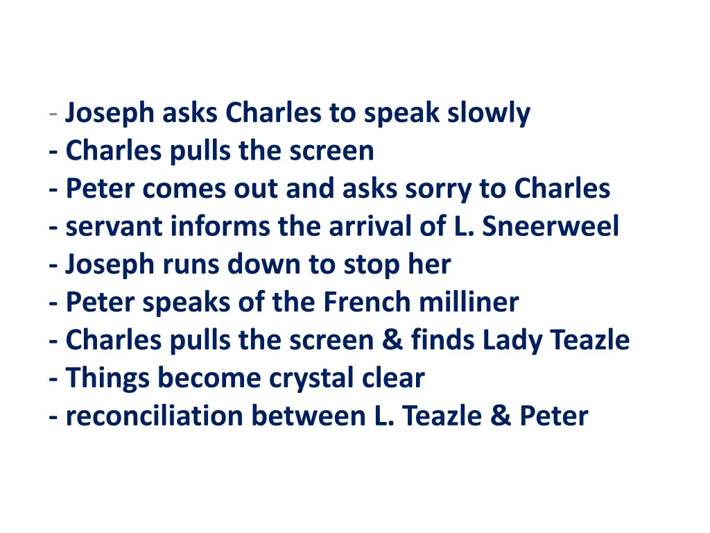 joseph asks charles to speak slowly charles pulls