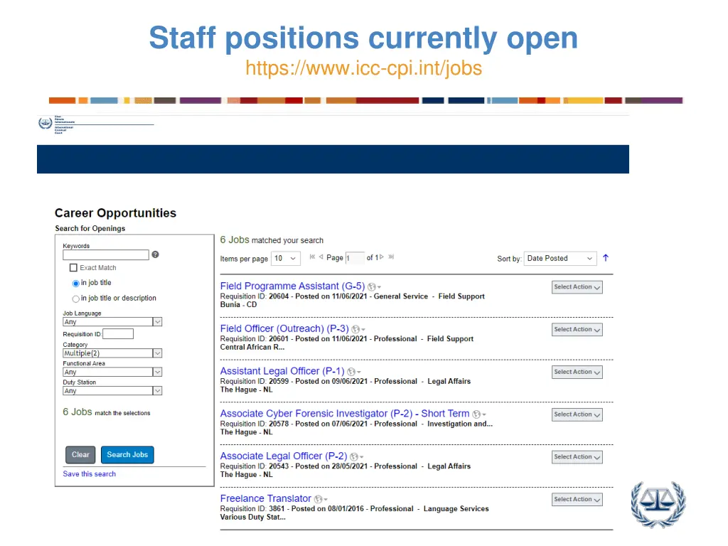 staff positions currently open https