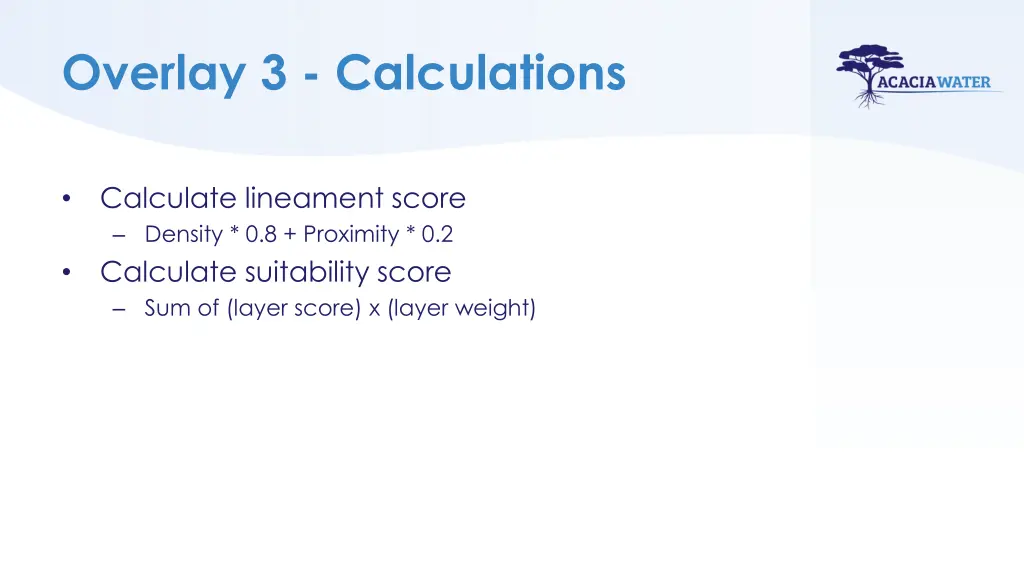 overlay 3 calculations