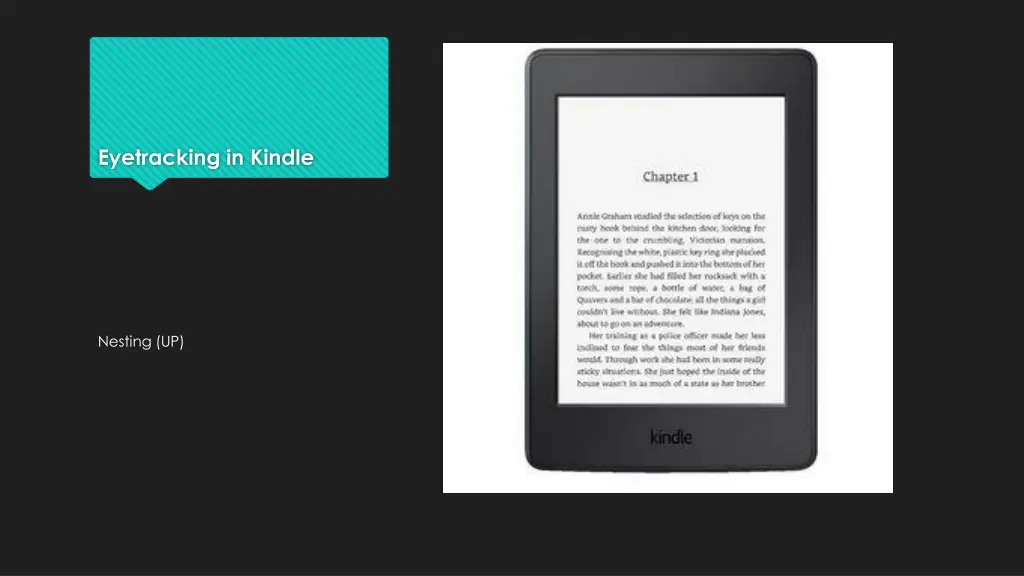 eyetracking in kindle