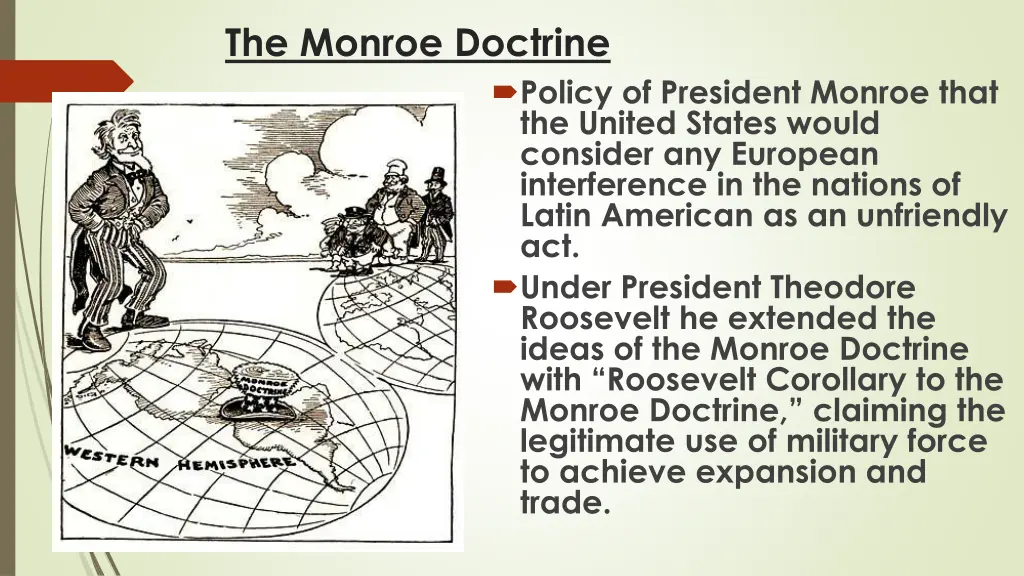 the monroe doctrine