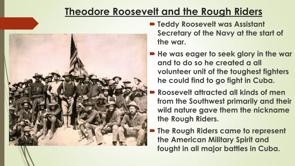 theodore roosevelt and the rough riders teddy