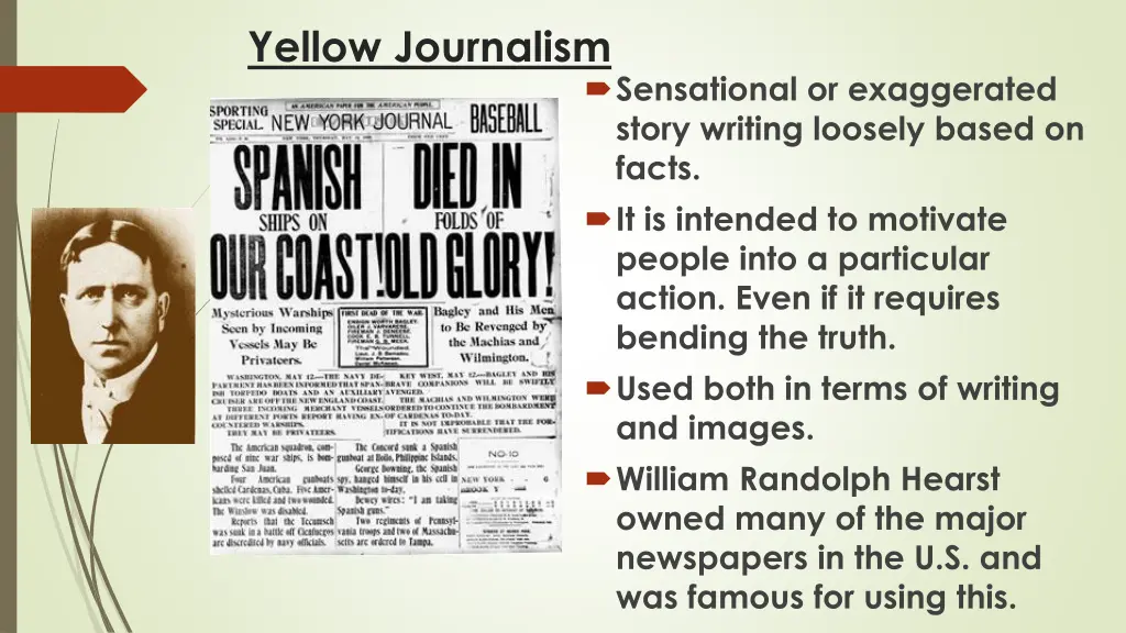 yellow journalism