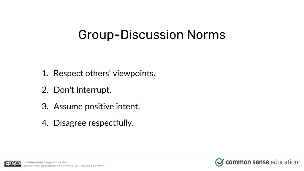 group discussion norms