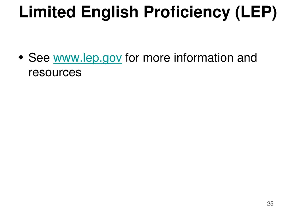 limited english proficiency lep 1