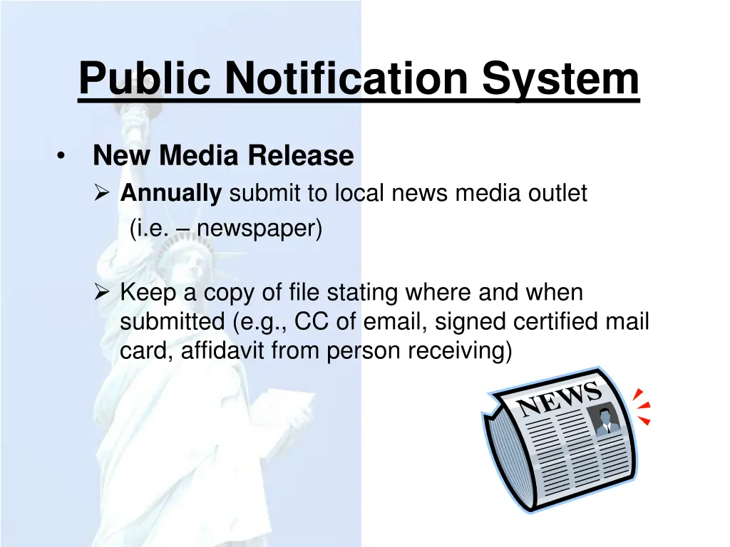 public notification system