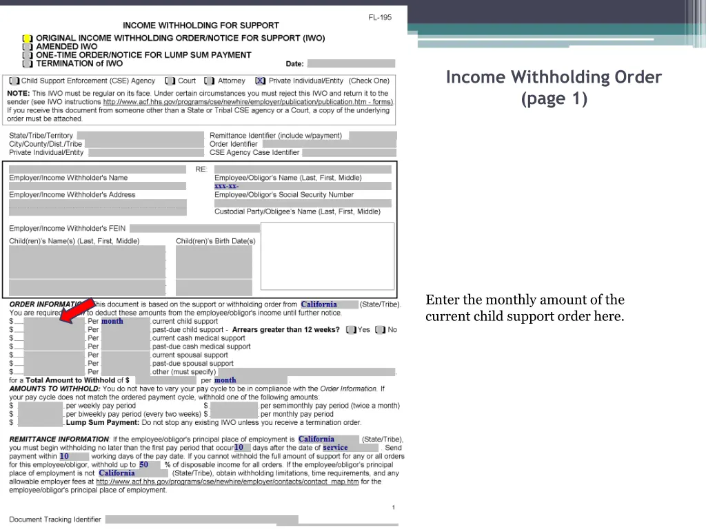 income withholding order page 1 17