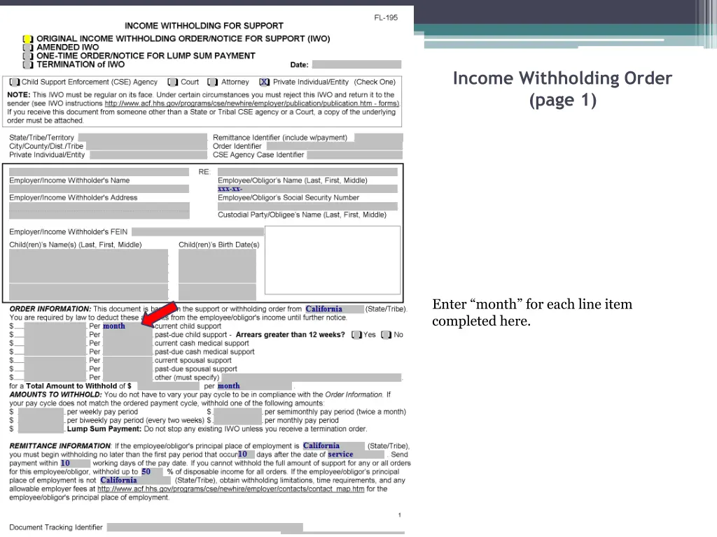 income withholding order page 1 18