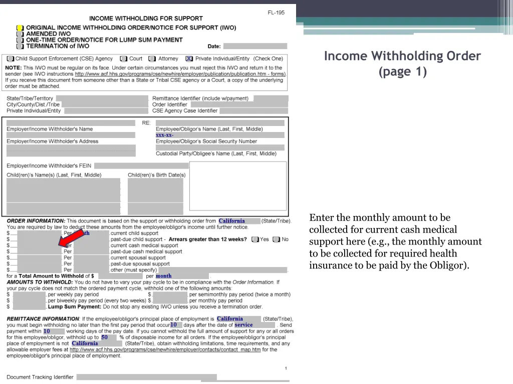 income withholding order page 1 20