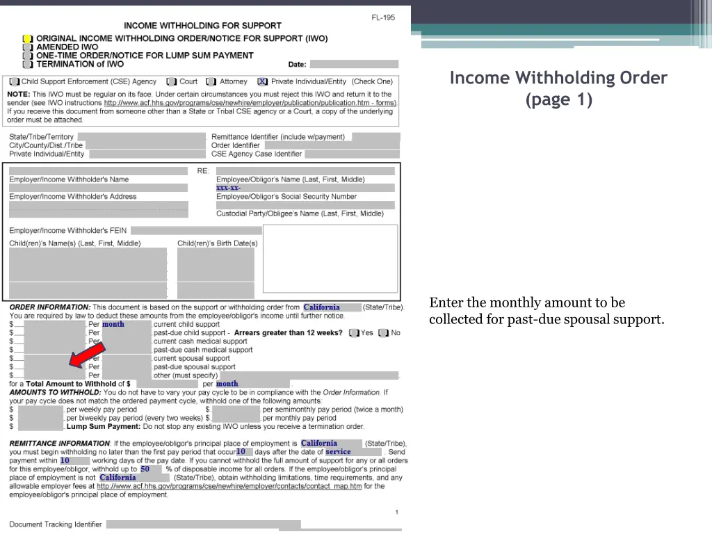 income withholding order page 1 24