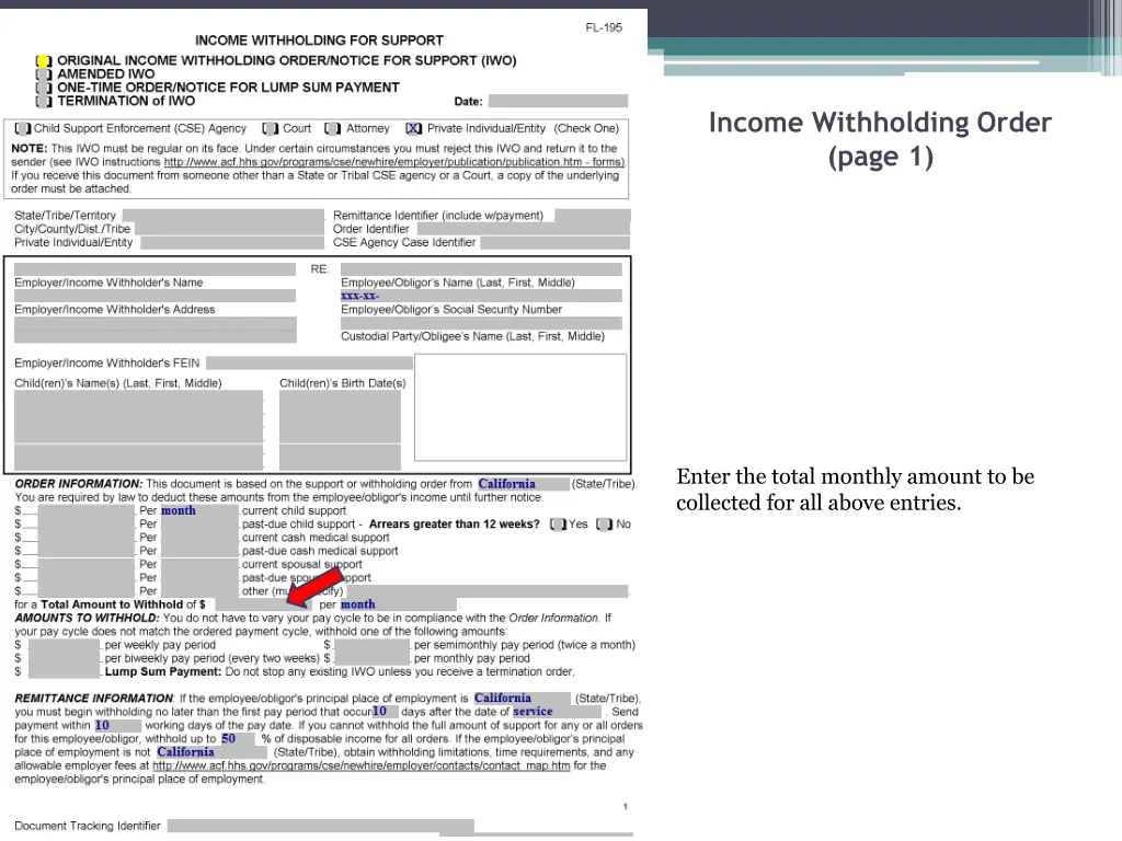 income withholding order page 1 26