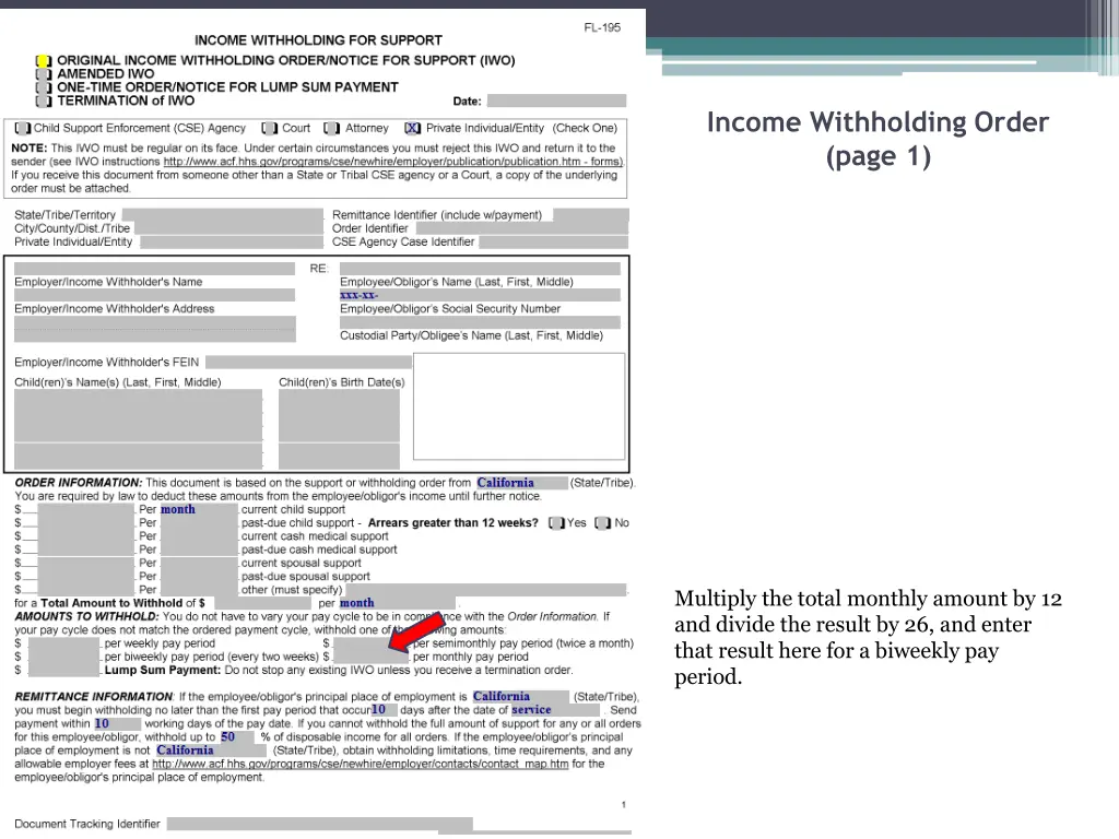 income withholding order page 1 28