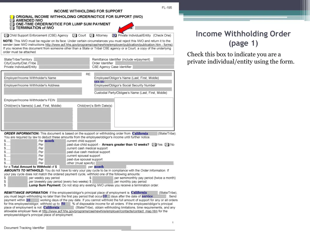 income withholding order page 1 4