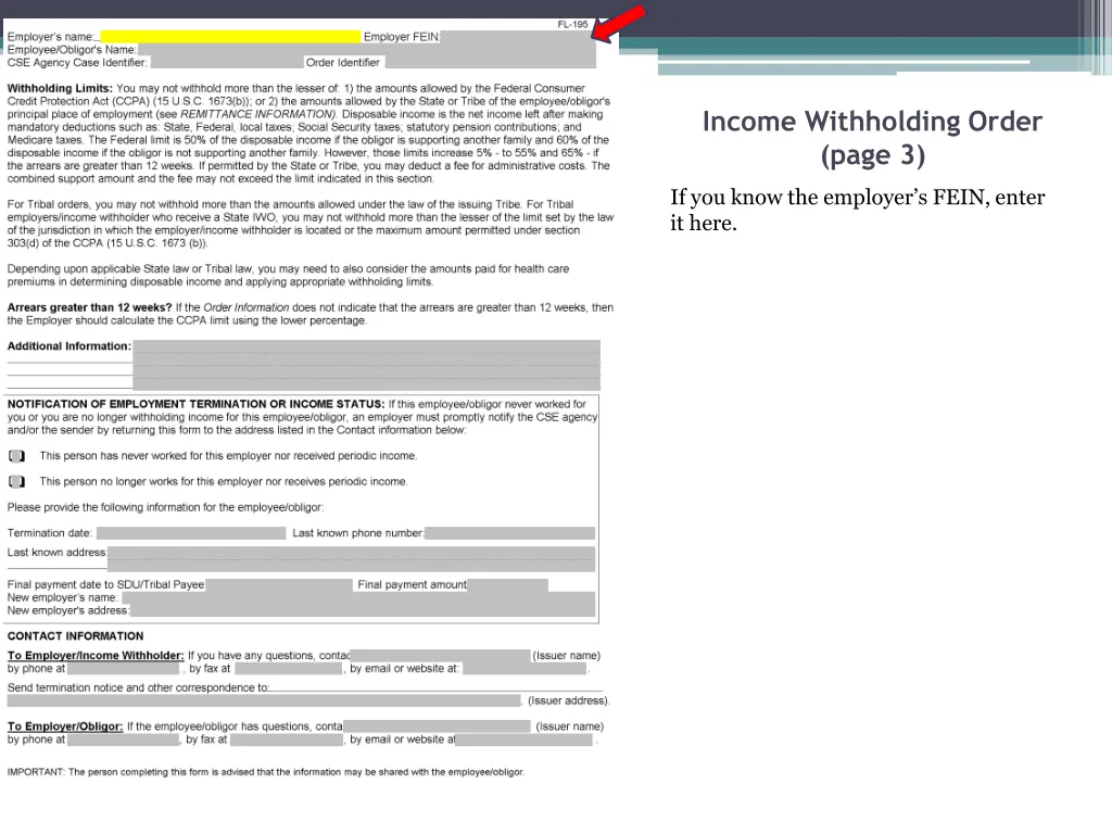 income withholding order page 3 1