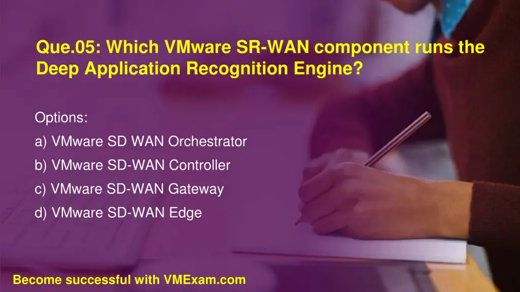 que 05 which vmware sr wan component runs